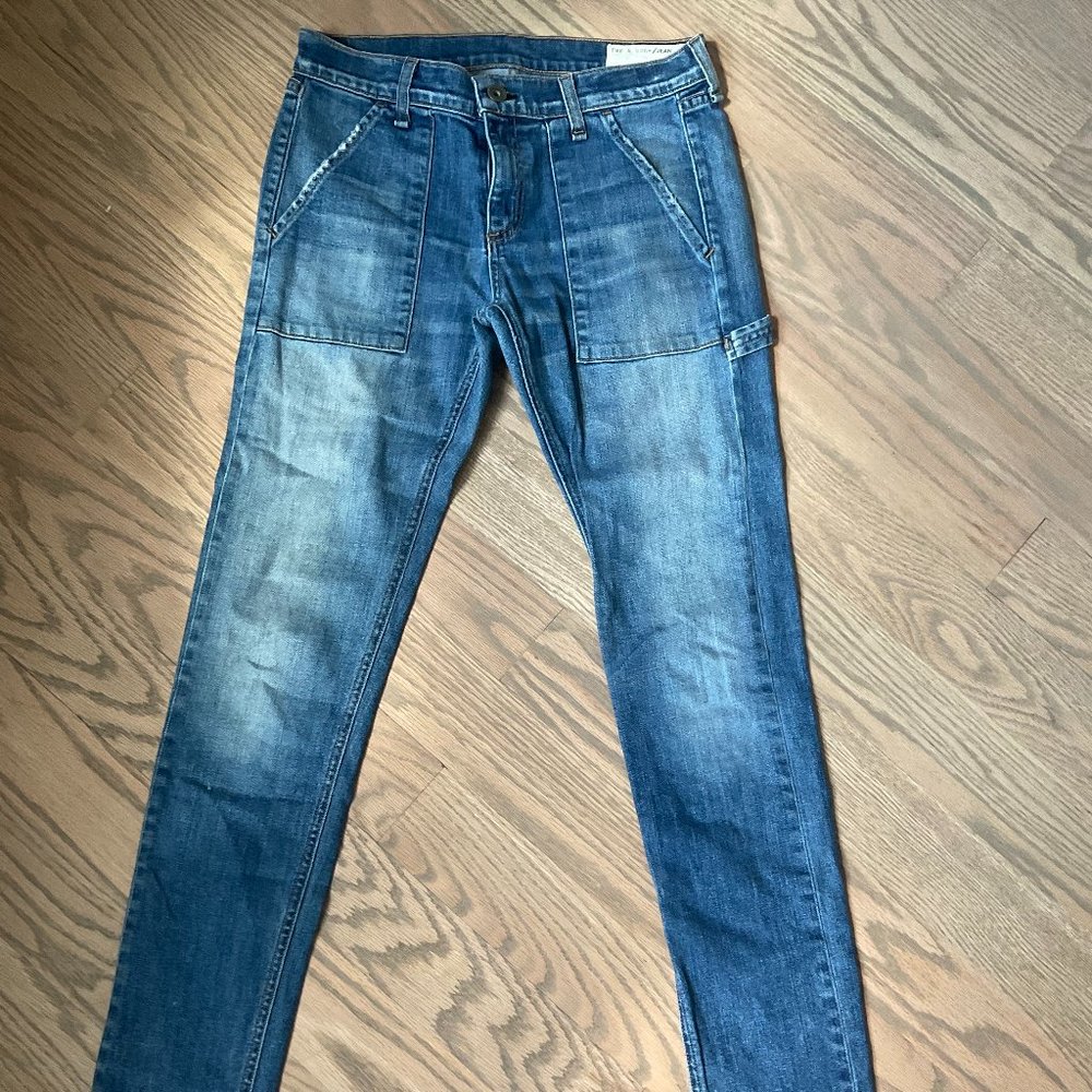 Rag & Bone Mid Rise Skinny Carpenter Jeans